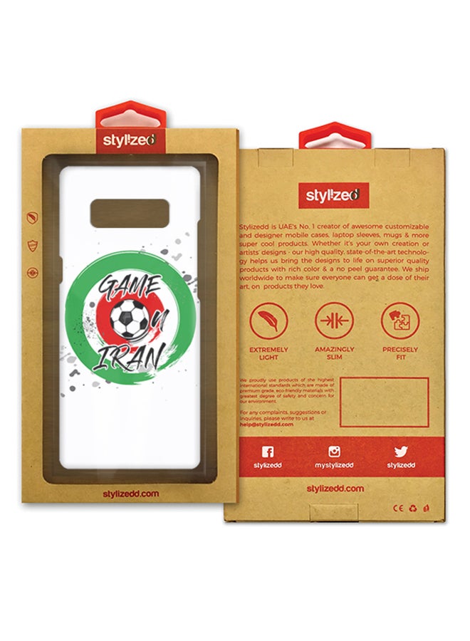 Stylizedd - Slim Snap Matte Finish Case Cover For Samsung Galaxy Note8 Iran - Image 1