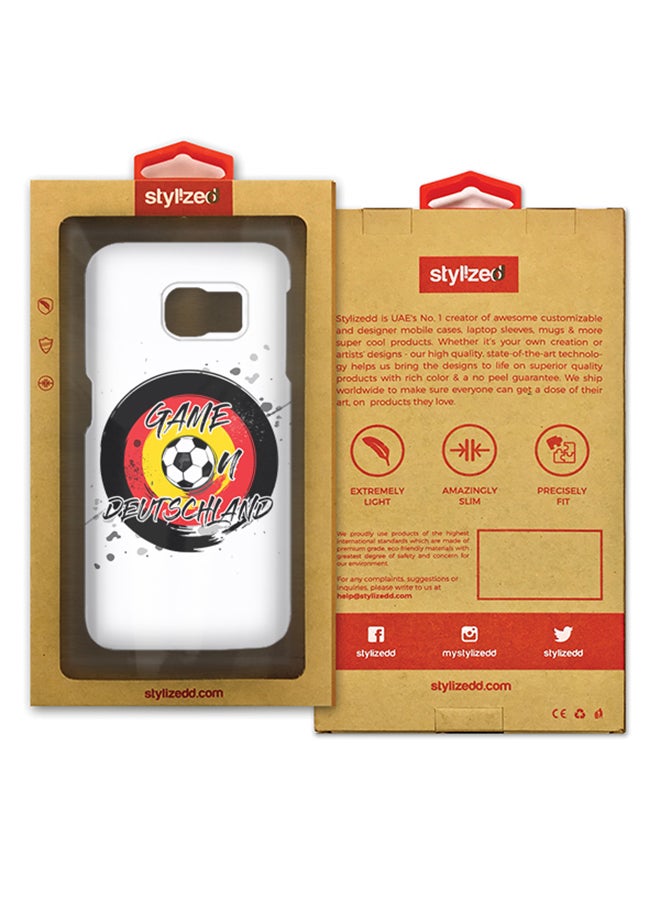 Stylizedd Slim Snap Matte Finish Case Cover For Samsung Galaxy S6 Deutschland (Germany)  - Image 2