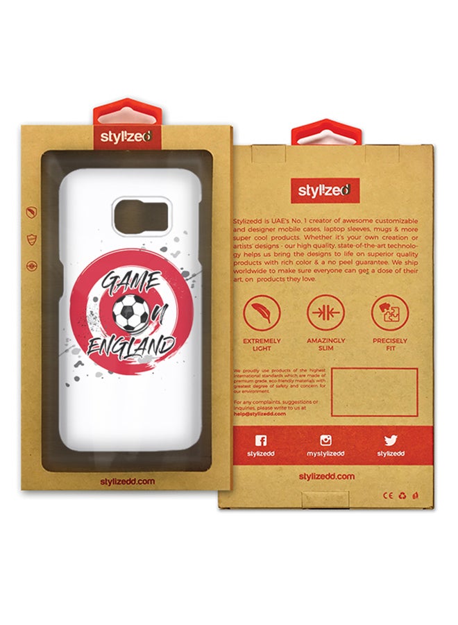 Stylizedd Slim Snap Matte Finish Case Cover For Samsung Galaxy S6 Edge England - Image 2