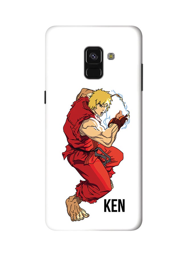 Stylizedd Slim Snap Matte Finish Case Cover For Samsung Galaxy A8 (2018) Street Fighter - Image 1