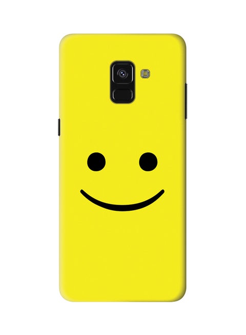 Slim Snap Matte Finish Case Cover For Samsung Galaxy A8 (2018) Blimey Smiley