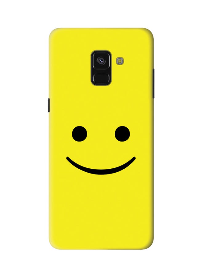 Slim Snap Matte Finish Case Cover For Samsung Galaxy A8 (2018) Blimey Smiley