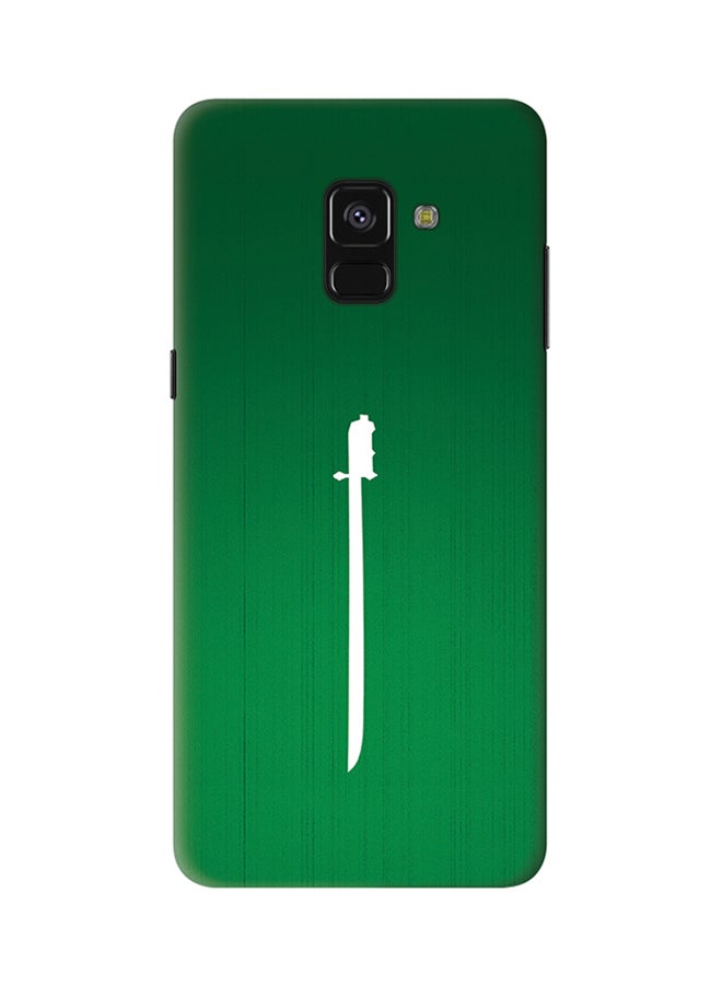 Slim Snap Matte Finish Case Cover For Samsung Galaxy A8 (2018) Sword Of Saudi