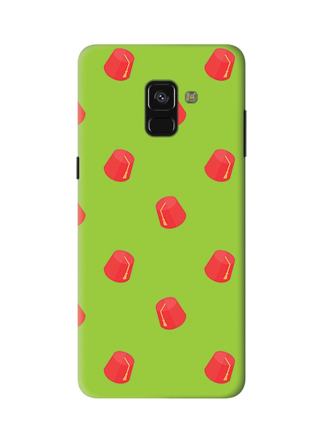 Stylizedd Slim Snap Matte Finish Case Cover For Samsung Galaxy A8 (2018) Dancing Tarbouche - Image 1