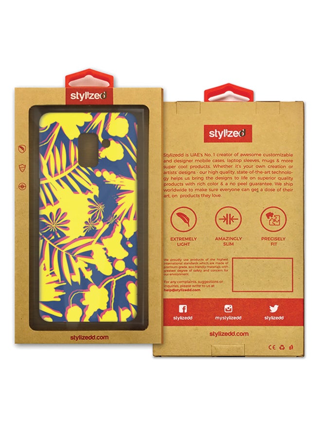 Slim Snap Matte Finish Case Cover For Samsung Galaxy A8 (2018) Hawaii Jungle