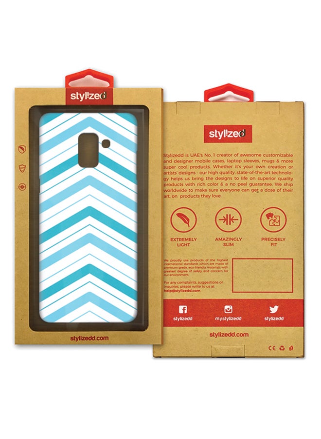 Stylizedd Slim Snap Matte Finish Case Cover For Samsung Galaxy A8 Plus (2018) Only Way Is Up - Image 2