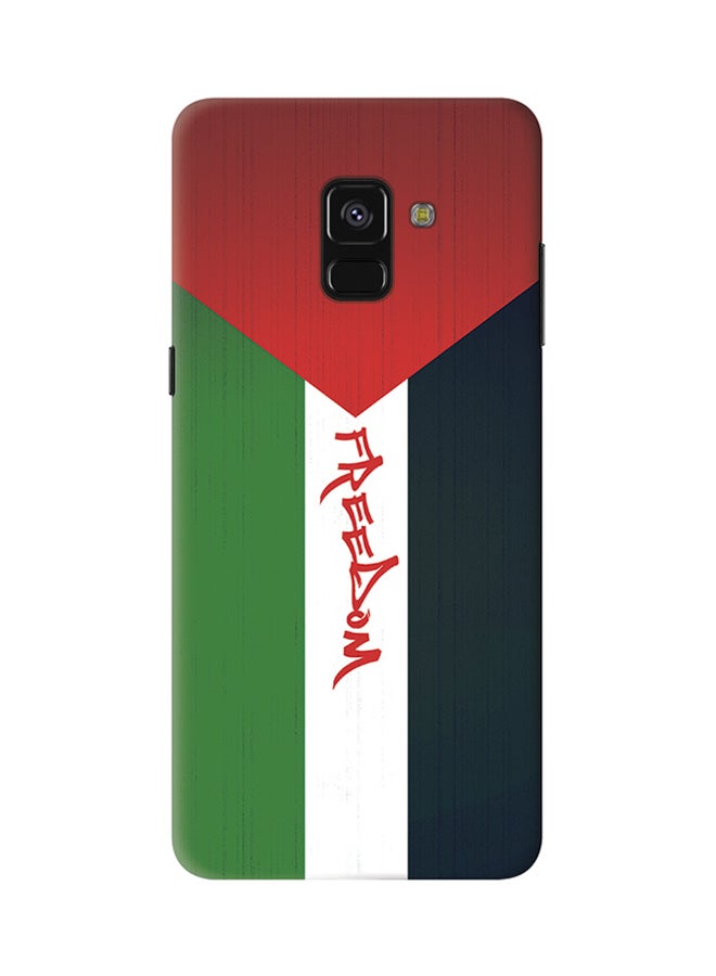 Stylizedd Slim Snap Matte Finish Case Cover For Samsung Galaxy A8 Plus (2018) Freedom - Image 1