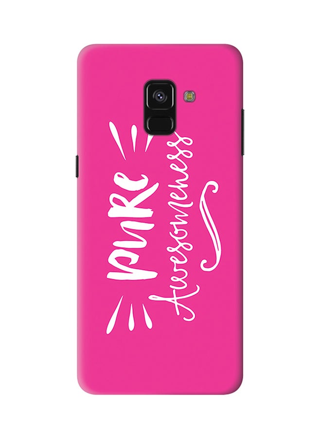 Stylizedd - Slim Snap Matte Finish Case Cover For Samsung Galaxy A8 Plus (2018) Pure Awesomeness - Image 1