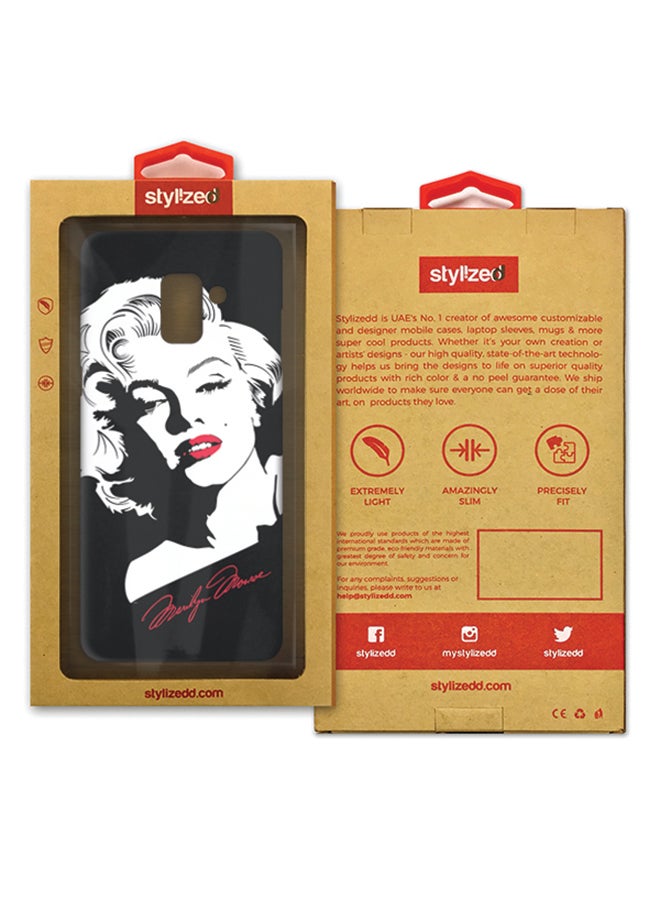 Slim Snap Matte Finish Case Cover For Samsung Galaxy A8 Plus (2018) Marilyn Monroe