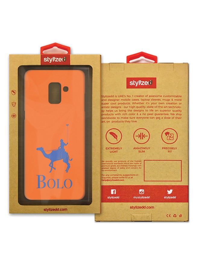 Stylizedd Slim Snap Matte Finish Case Cover For Samsung Galaxy A8 Plus (2018) BOLO - Image 2