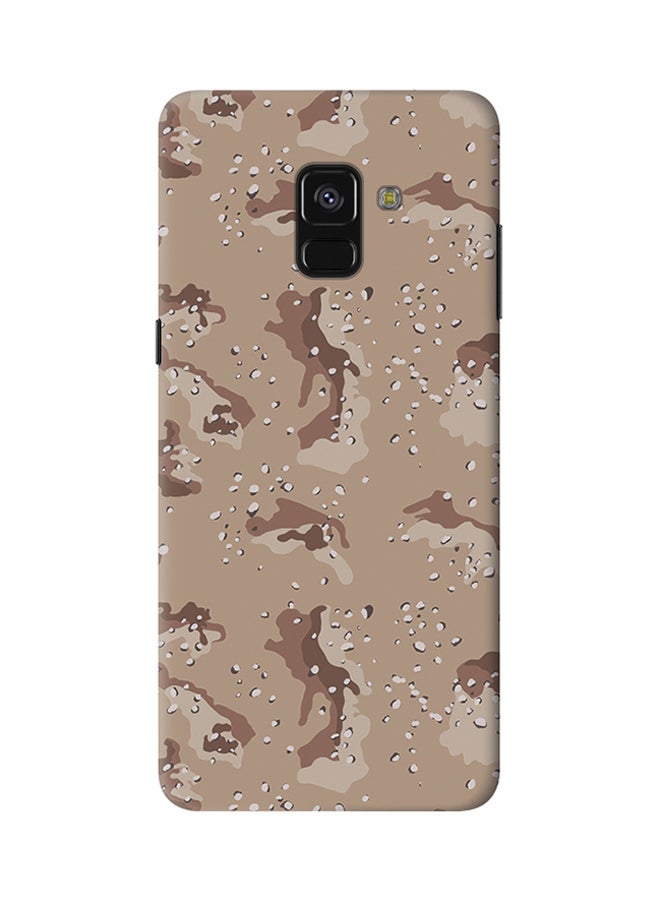 Stylizedd Slim Snap Matte Finish Case Cover For Samsung Galaxy A8 Plus (2018) Desert Storm Camo - Image 1