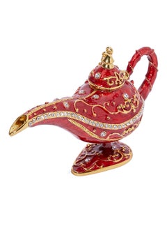Al Jaber Gold Plated Alladin Lamp Decorative Blue/Gold  - Image 2