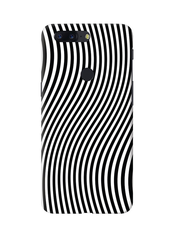 Stylizedd Slim Snap Matte Finish Case Cover For OnePlus 5T Zebra Lines - Image 1