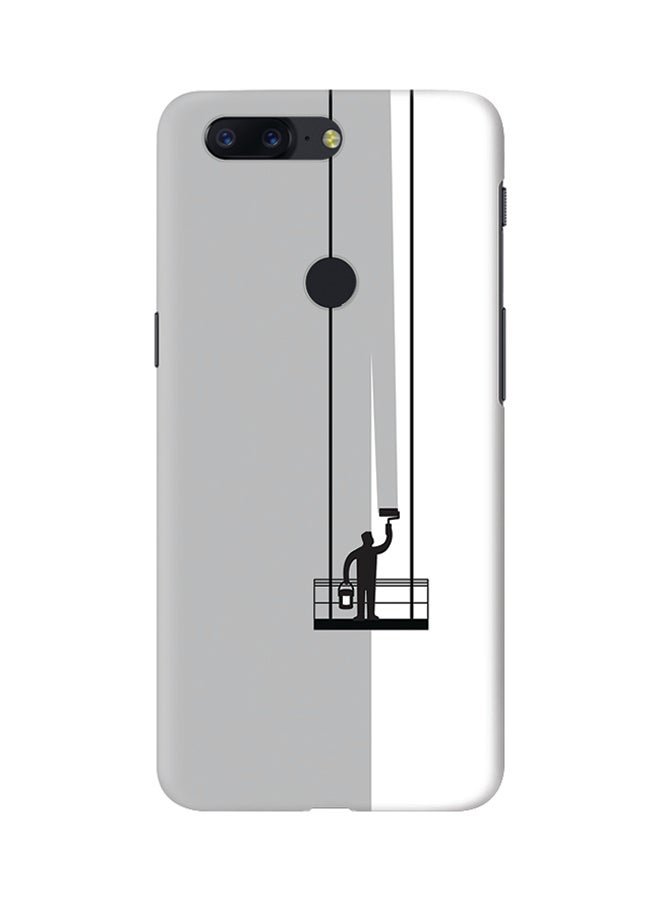 Stylizedd Slim Snap Matte Finish Case Cover For OnePlus 5T Paint Hanger - Image 1