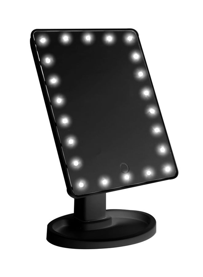 BOOBEAUTY LED Touch Screen Makeup Mirror Black 