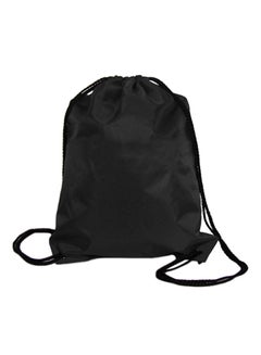 Generic Nylon Drawstring Outdoor Backpack Black  - Image 1