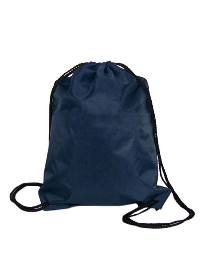 Generic - Nylon Drawstring Outdoor Backpack Dark Blue - Image 1