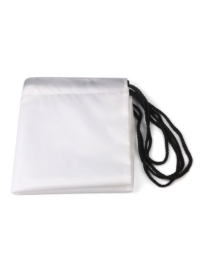 Generic Nylon Drawstring Outdoor Backpack White  - Image 2