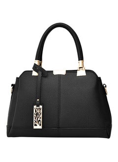 Zip Closure Shoulder Bag Black - v1533728186/N16128570A_1