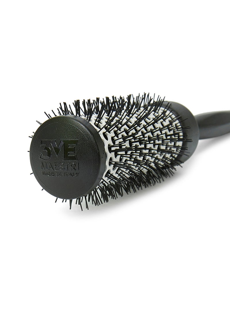 3ME MAESTRI Thermal Hair Brush Black/Silver  - Image 2