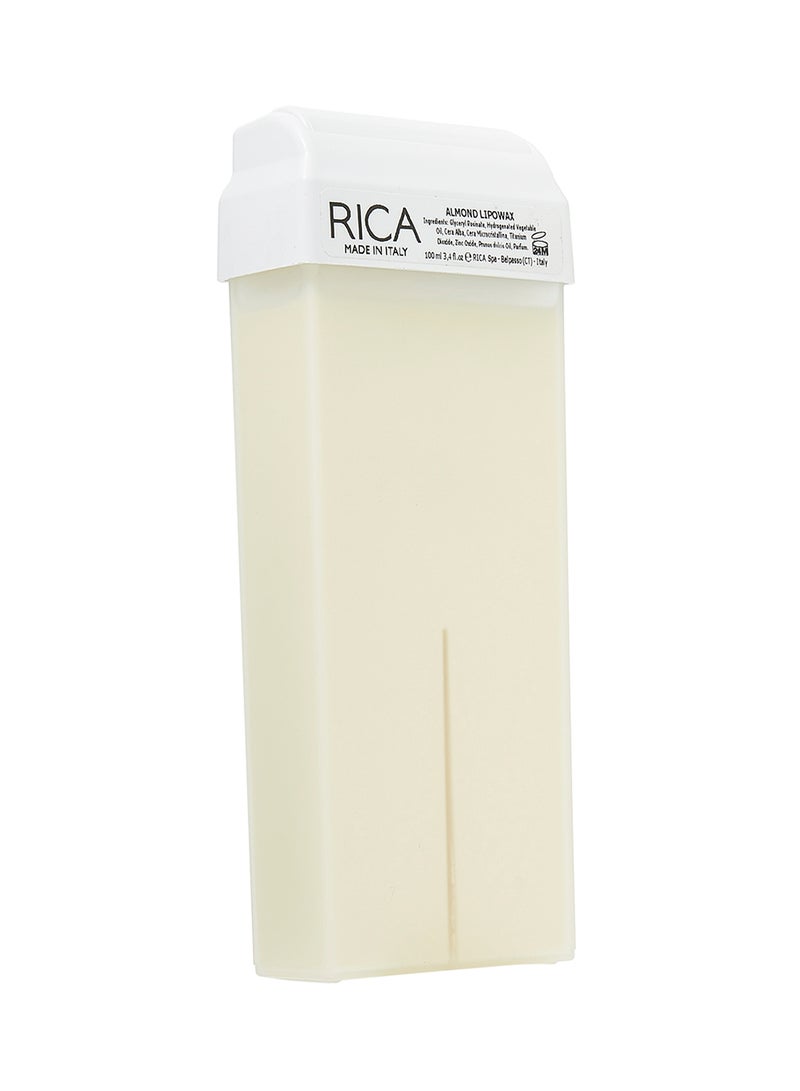 RICA COSMETICS - Sweet Almond Liposoluble Wax Refill Tan 100ml - Image 1
