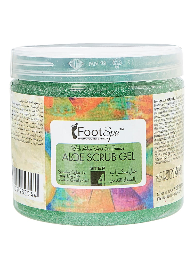 Foot Spa - Aloe Scrub Gel Green - Image 1
