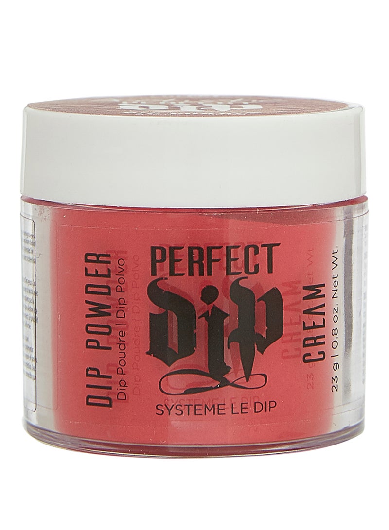 بودرة لفن تزيين الأظافر من بيرفيكت ديب كريم محمر