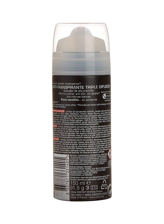 Homme Triple Diffusion 72 Hour Anti-Perspirant Deodorant Spray 150ml