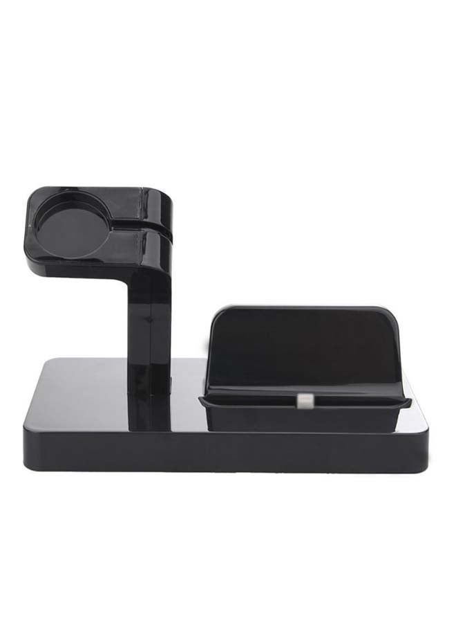 FINEC 8-Pin Charging Dock Stand Bracket For Apple iPhone Black 