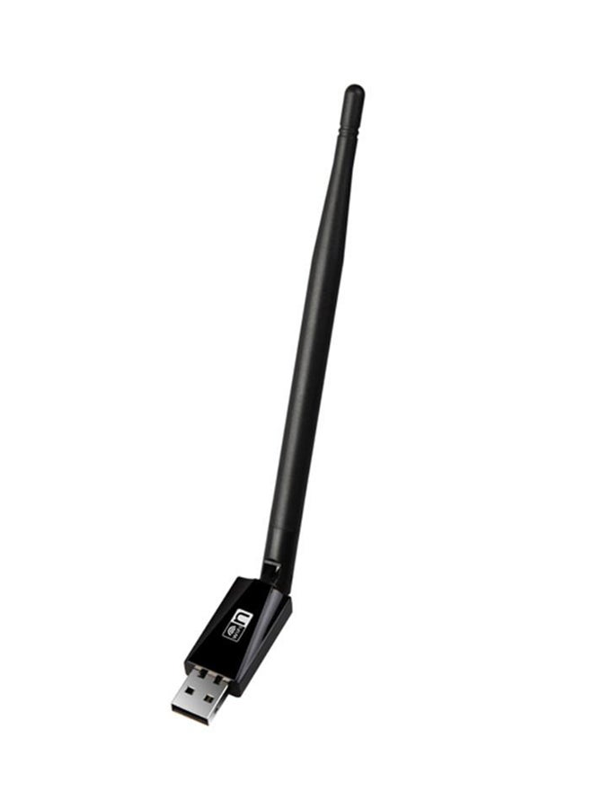 FINEC USB Wi-Fi Wireless Networking Card Adapter Dongle With Antenna Black  - Image 2