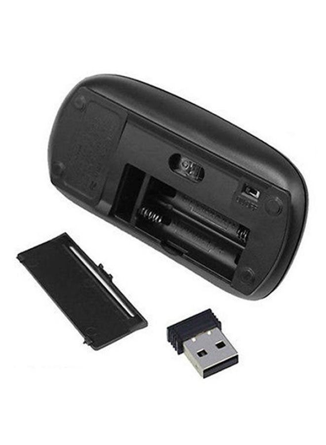 FINEC Wireless Optical Slim Mouse Black - Image 2