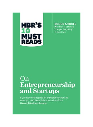 HBR's 10 Must Reads: On Startups And Entrepreneurship Paperback English by Reid Hoffman - 30-Apr-18 - v1533733879/N16177200A_1