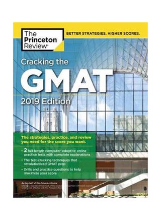 Cracking The GMAT With 2 Computer-Adaptive Practice Tests - 2019 Edition Paperback English by Princeton Review - 5/22/2018 - v1533733881/N16177205A_1