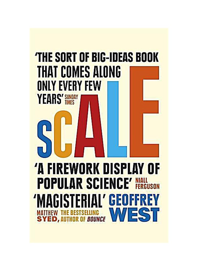 Scale Paperback English by Geoffrey West - 3-May-18 