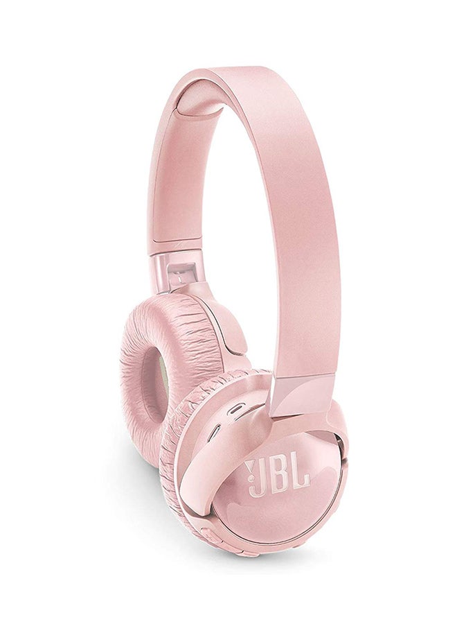 JBL - Portable Noise Canceling Bluetooth Wireless On-Ear Headphones Pink - Image 1
