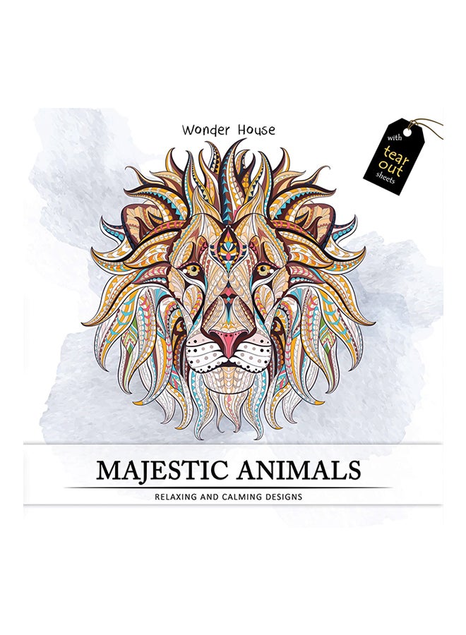 كتاب التلوين للحيوانات الرائعة غلاف ورقي الإنجليزية - 25-Apr-18