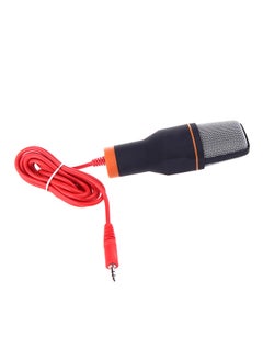 Generic Wired Condenser Microphone With Holder Clip sf-666 Black/Silver  - Image 2