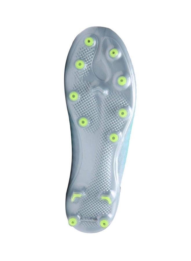 Fashion Cleats Football Soccer Shoes Blue/Yellow/Grey - Image 4