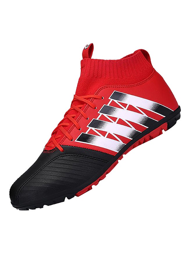 Fashion Cleats Football Soccer Shoes Red/Black  - Image 2