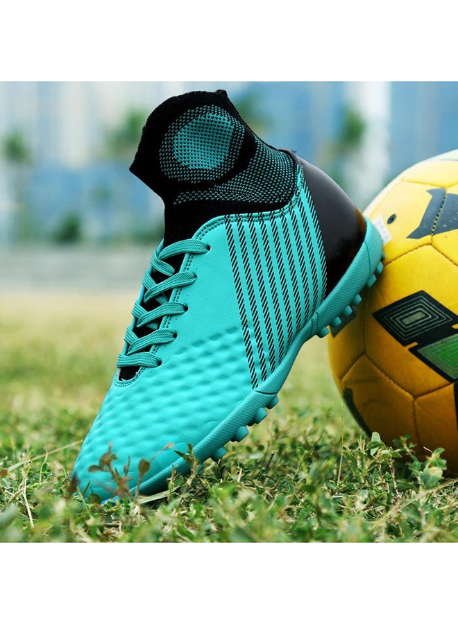 Fashion Cleats Football Soccer Shoes Blue/Black  - Image 3