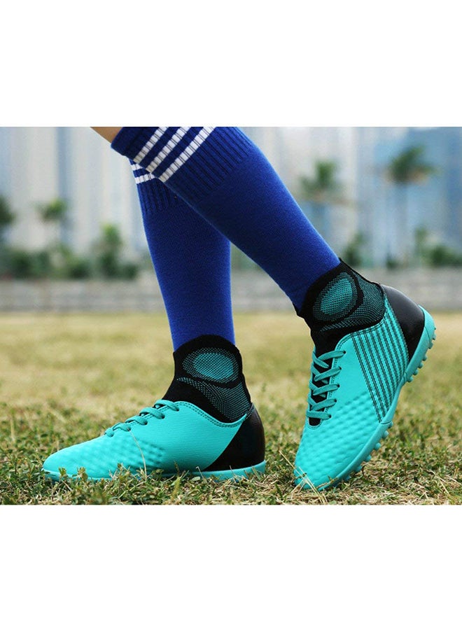 Fashion Cleats Football Soccer Shoes Blue/Black  - Image 4
