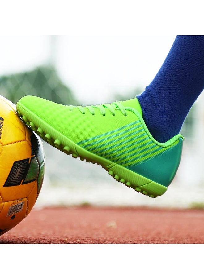 Fashion Cleats Football Soccer Shoes Green/Blue  - Image 4