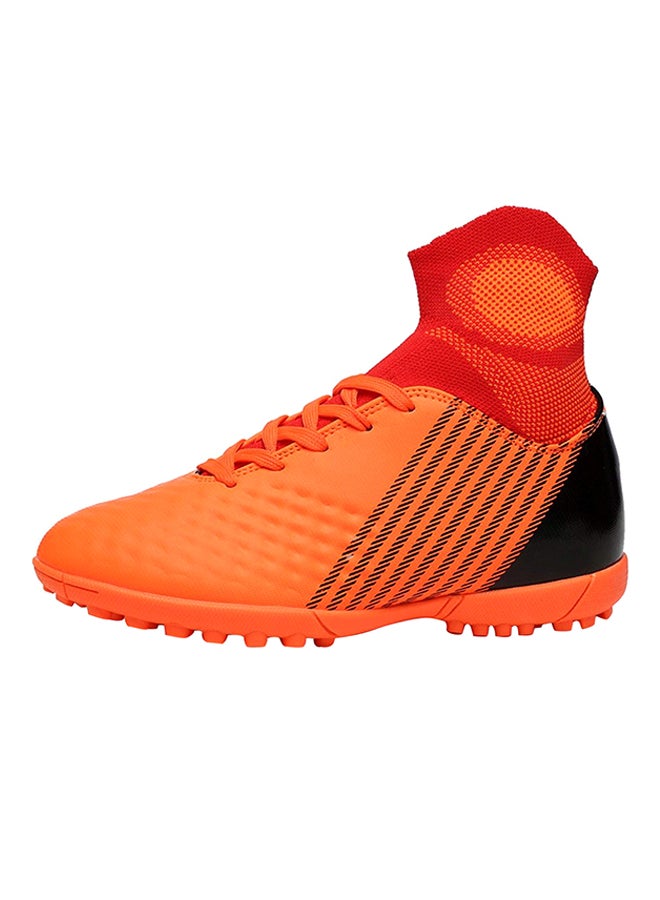 Fashion Cleats Football Soccer Shoes Orange/Black  - Image 1