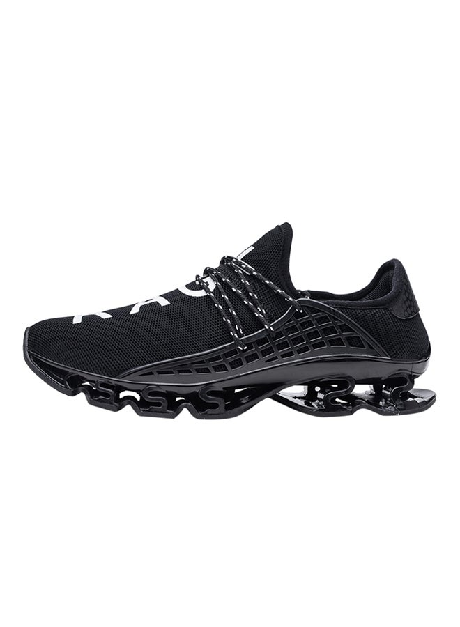Generic Rubber Sole Trainers Black  - Image 1