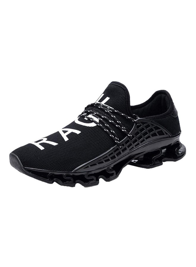 Generic Rubber Sole Trainers Black  - Image 2