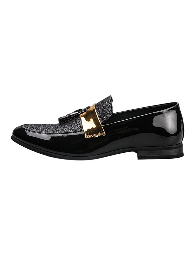 Generic Designer Slip On Formal Shoes Black  - Image 2