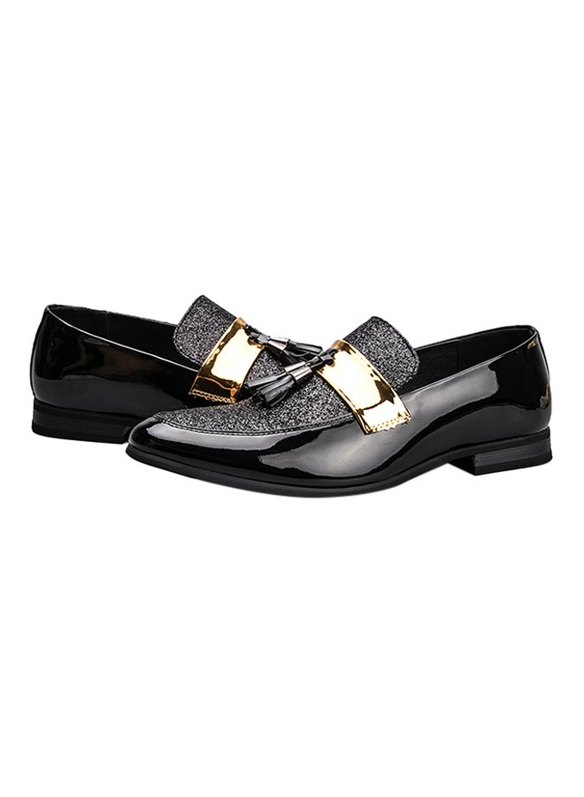 Generic Designer Slip On Formal Shoes Black  - Image 3