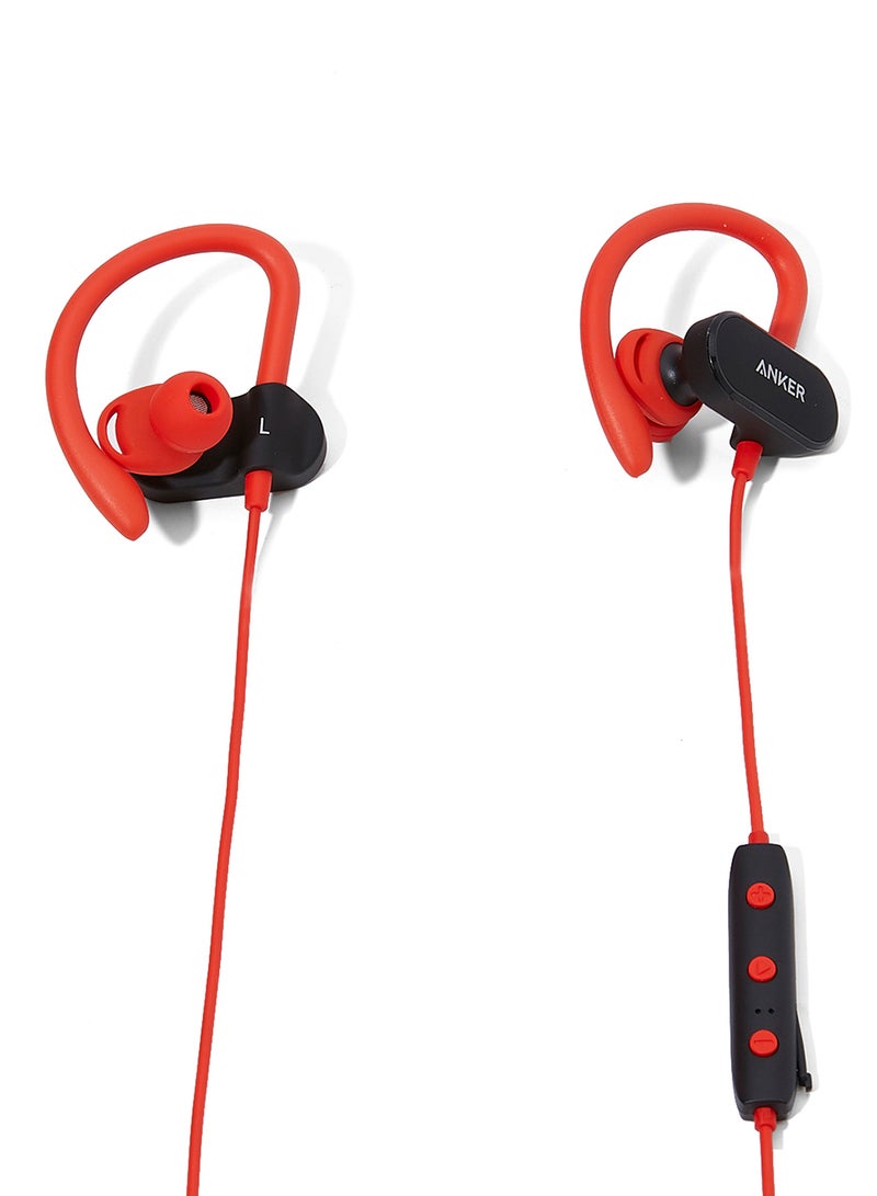 Anker - Soundbuds Curve Wireless Earbuds With Mic Red - Image 1