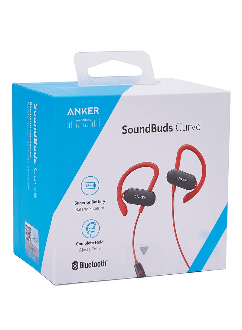 Anker - Soundbuds Curve Wireless Earbuds With Mic Red - Image 1