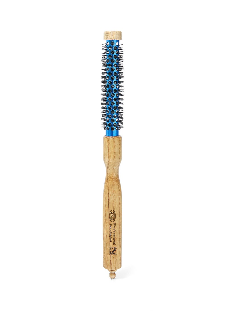3ME MAESTRI Triangle Natural Handle Bristle Brush Blue/Black/Beige 40grams  - Image 1